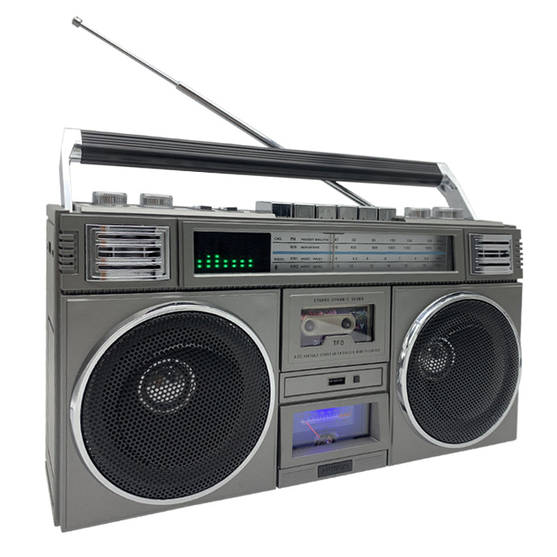 12000mAh build in battery A30 Blaster Replica Radio cassette Boombox Bluetooth Speaker with Portable handle